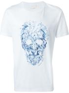 Alexander Mcqueen Foliage And Bird Skull T-shirt