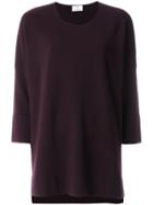Allude Loose Fit Jumper - Pink & Purple