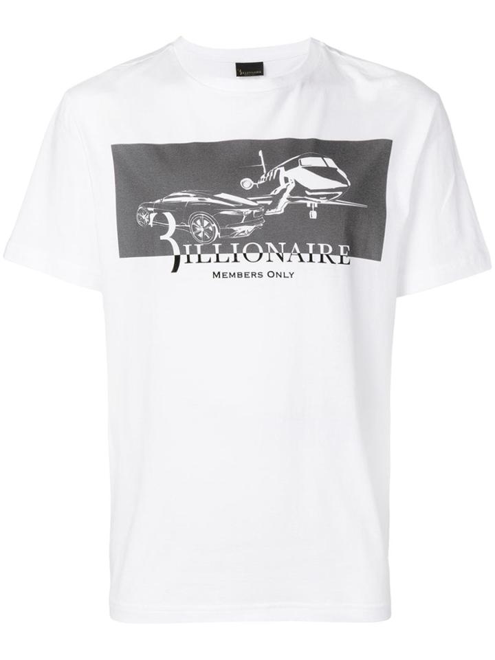 Billionaire Members Only T-shirt - White