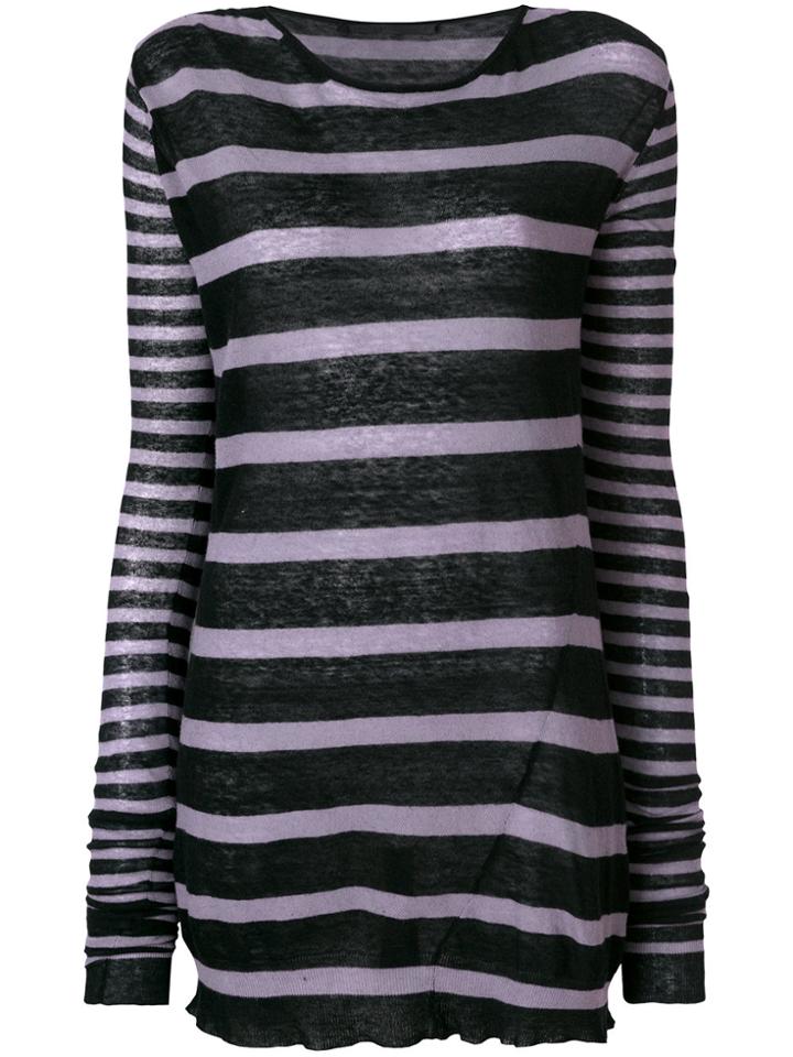 Haider Ackermann Striped Sweater - Black