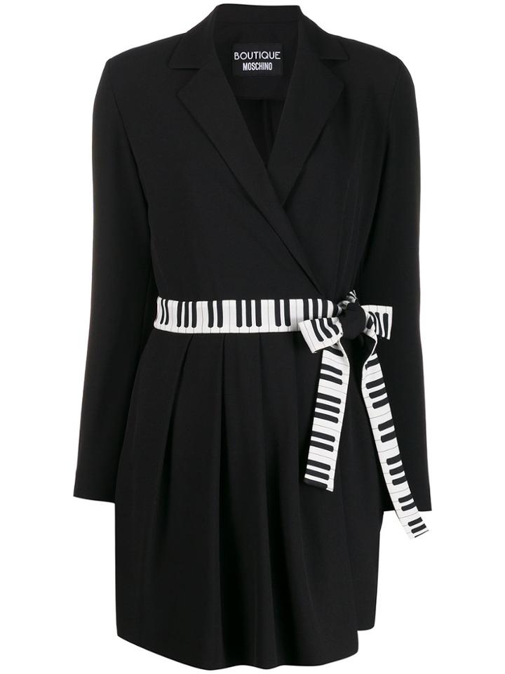 Boutique Moschino Piano Waist Dress - Black