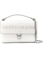 Calvin Klein Jeans Logo Cross Body Bag - White
