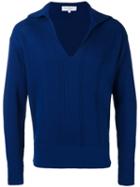 Salvatore Ferragamo - Knit Sweater - Men - Silk/cotton - S, Blue, Silk/cotton