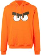 Mostly Heard Rarely Seen 8-bit Angry Print Hoodie - Yellow