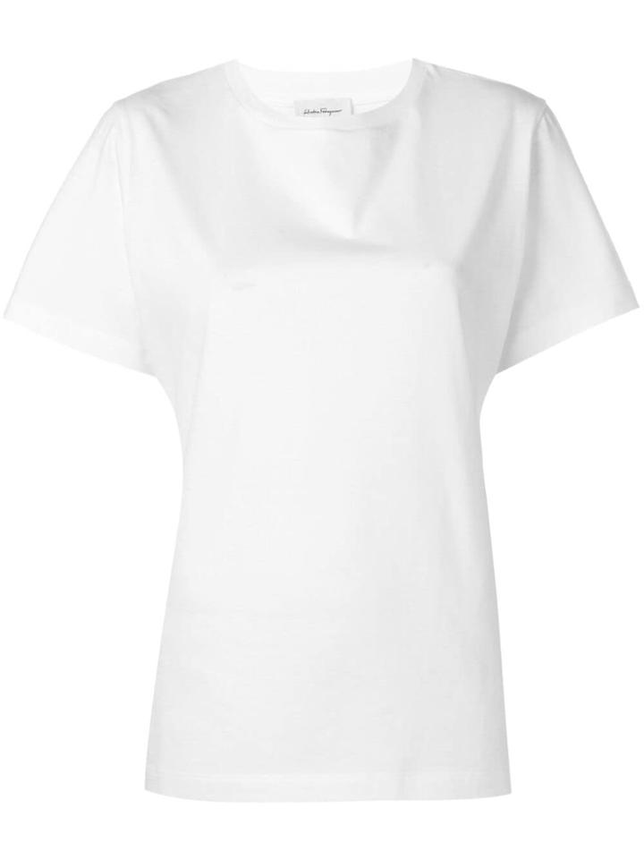 Salvatore Ferragamo Simple T-shirt - White