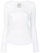 Zadig & Voltaire Longsleeved Buttoned T-shirt - White