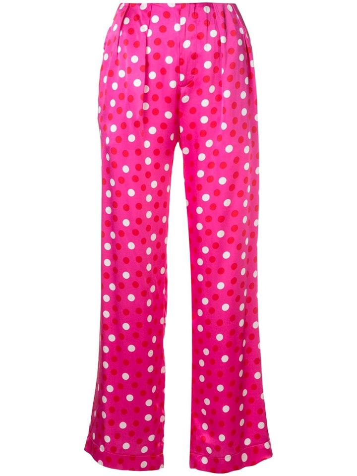 Maggie Marilyn Polka Dot Pattern Trousers - Pink