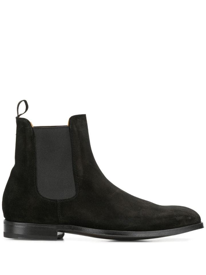 Green George Elasticated Ankle Boots - Brown