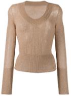 Jacquemus V-neck Sweater - Neutrals