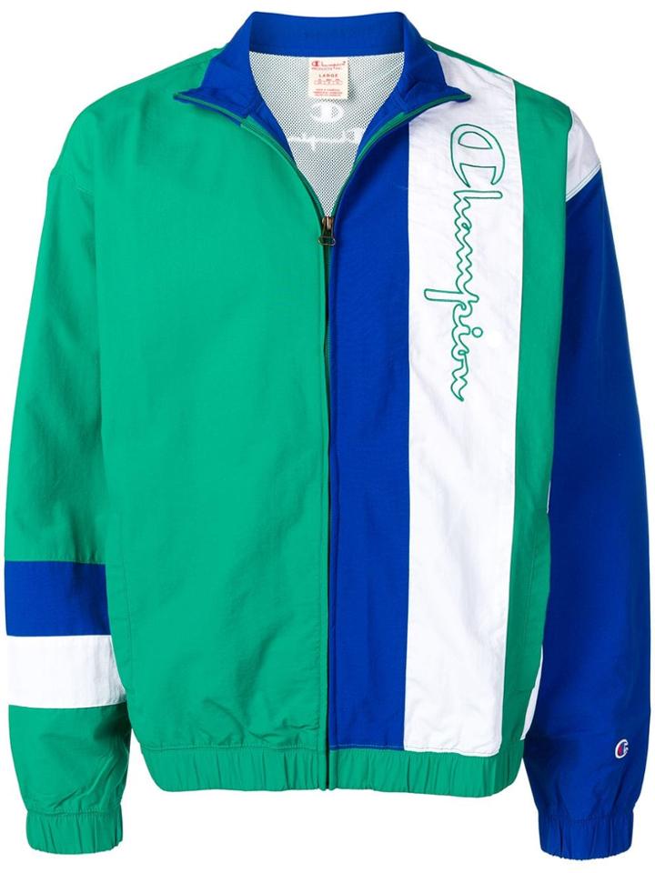 Champion Embroidered Sports Jacket - Green