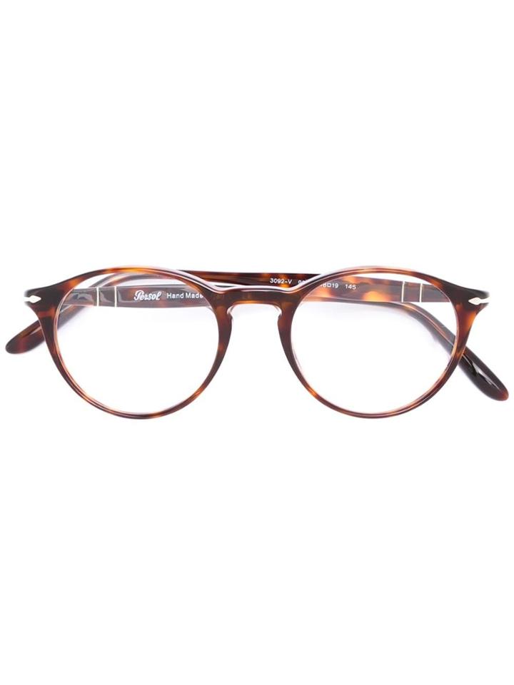 Persol Round Shaped Glasses - Brown