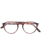 Persol Round Shaped Glasses - Brown