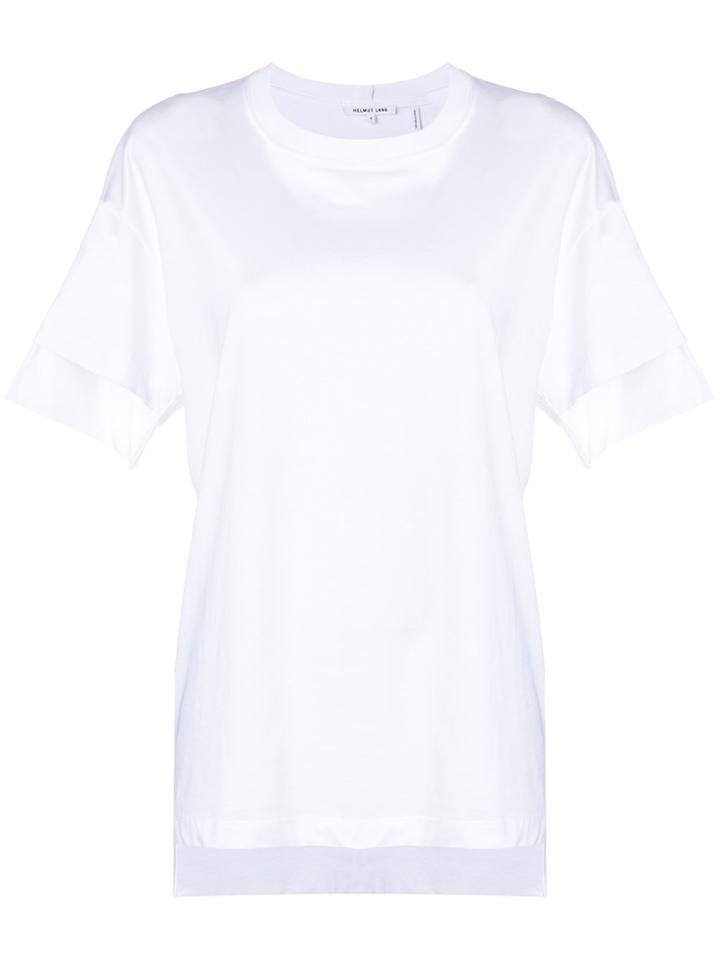 Helmut Lang High Low T-shirt - White