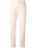 Stella Mccartney Straight Trousers, Women's, Size: 29, Pink/purple, Cotton/spandex/elastane