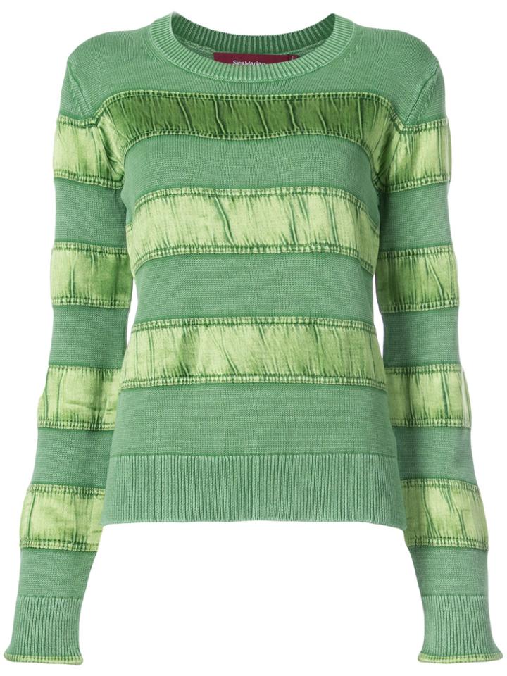 Sies Marjan Zaylee Stripe Jumper - Green