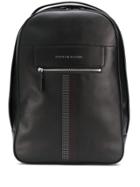 Tommy Hilfiger Logo Zipped Backpack - Black