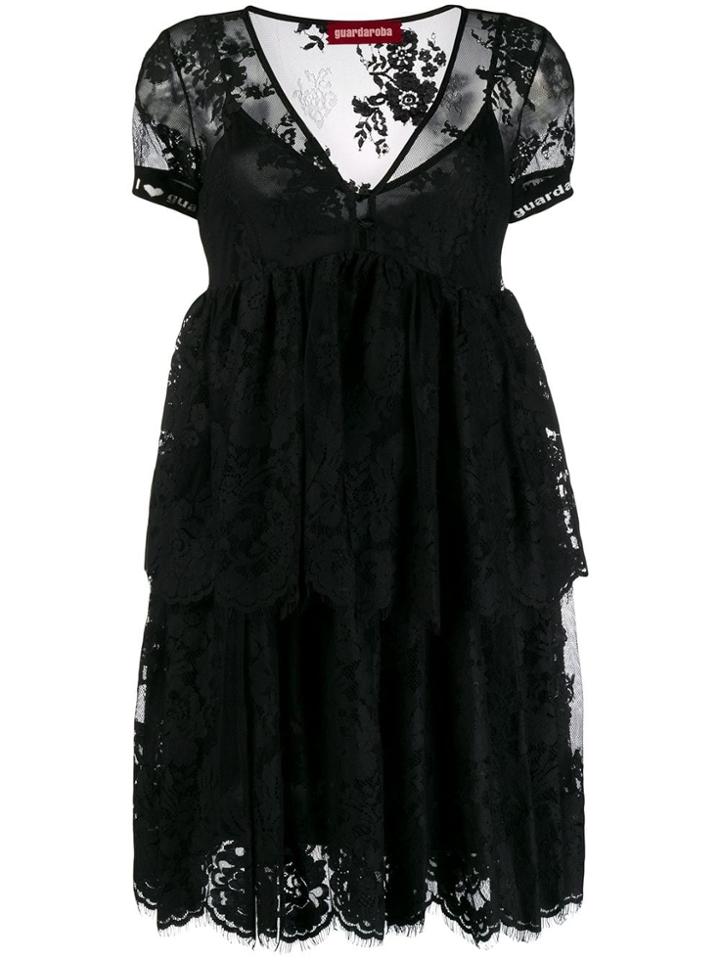 Guardaroba Lace Styled Dress - Black