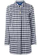 Woolrich Checked Mid Coat, Women's, Size: Medium, Black, Cotton