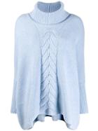 N.peal Cable Knit Pullover - Blue