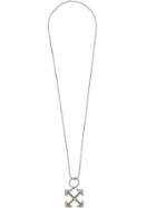 Off-white Arrow Necklace - Silver