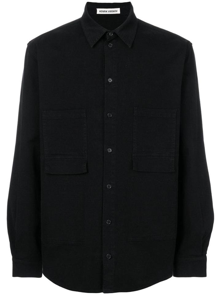 Henrik Vibskov Chest Pocket Shirt - Black