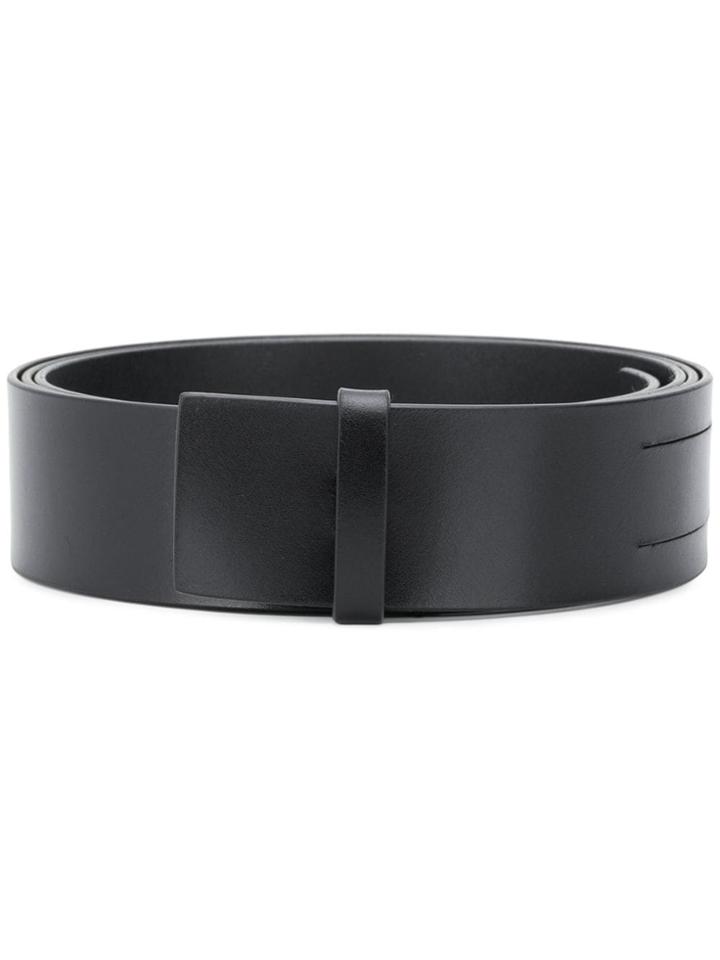 Ann Demeulemeester Non-buckled Belt - Black