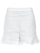 Olympiah Lace Inserts Shorts - White