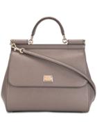 Dolce & Gabbana Medium Sicily Tote - Grey