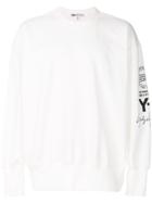 Y-3 Stacked Logo Sweatshirt - White