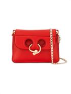 J.w.anderson - Mini Pierce Shoulder Bag - Women - Leather/metal - One Size, Red, Leather/metal