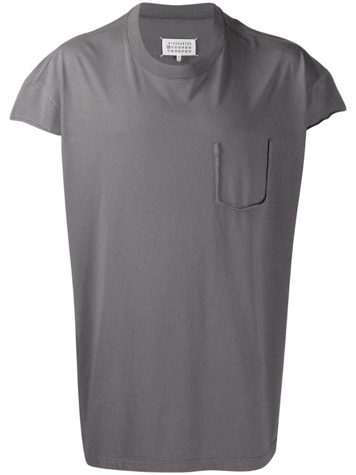Maison Margiela Cap Sleeve T-shirt - Grey