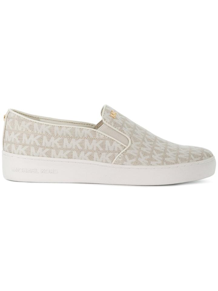 Michael Michael Kors Keaton Slip-on Sneakers - Nude & Neutrals