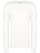 Al Duca D'aosta 1902 Long-sleeve Fitted Sweater - White