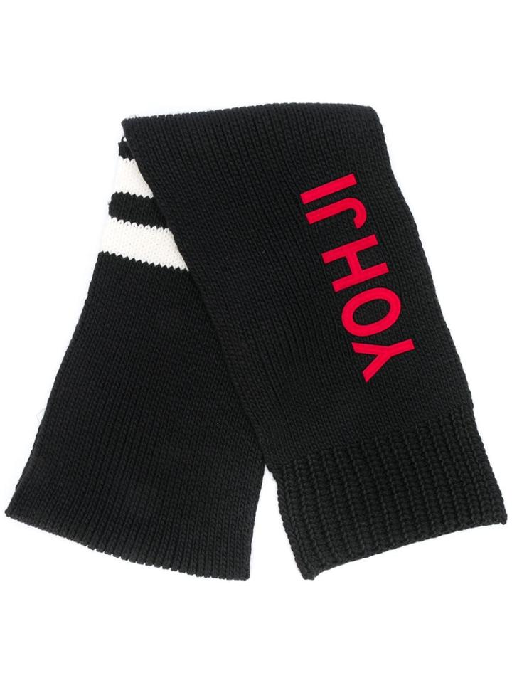Y-3 Fringed Scarf - Black