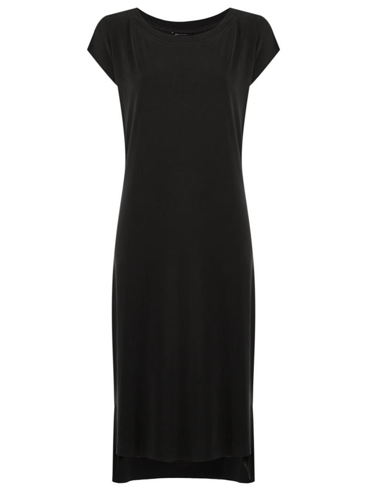 Uma Raquel Davidowicz Midi Dress, Women's, Size: P, Black, Polyester/spandex/elastane/viscose