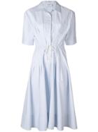 Thom Browne University Stripe Drawstring Dress - Blue