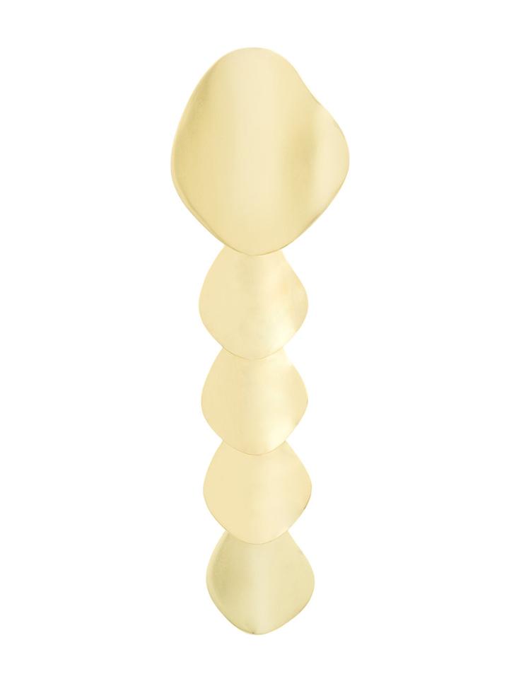 Cornelia Webb Slized Organic Hinge Earring - Metallic