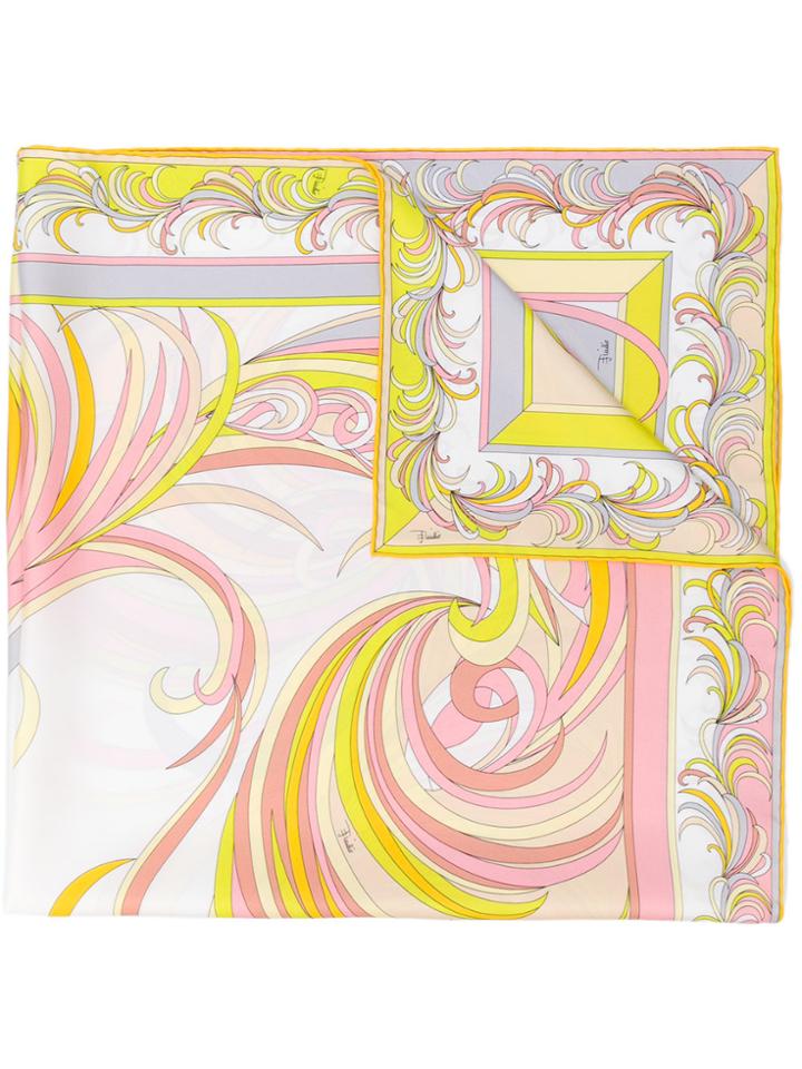 Emilio Pucci Printed Design Scarf - Multicolour