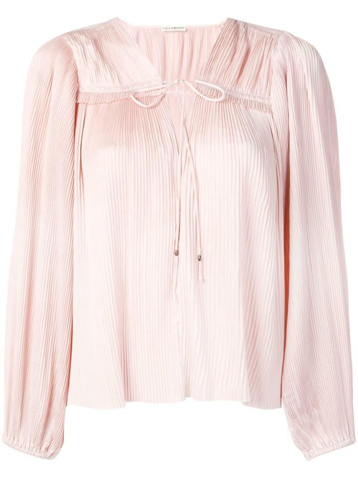 Ulla Johnson Pleated Blouse - Neutrals