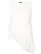 Fabiana Filippi Tulle Panel Top - White