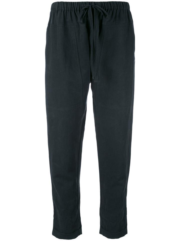 Ulla Johnson - Vega Trousers - Women - Cotton/linen/flax/tencel - 6, Grey, Cotton/linen/flax/tencel