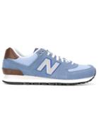 New Balance Lace Up Sneakers, Men's, Size: 10, Blue, Suede/nylon/rubber/acrylic