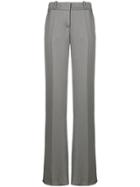 Giorgio Armani Jacquard Tailored Trousers - Grey