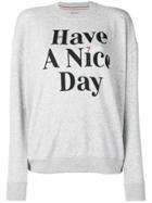 Tommy Jeans 'have A Nice Day' Sweatshirt - Grey