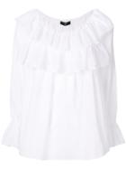 Steffen Schraut Layered Frill Blouse - White