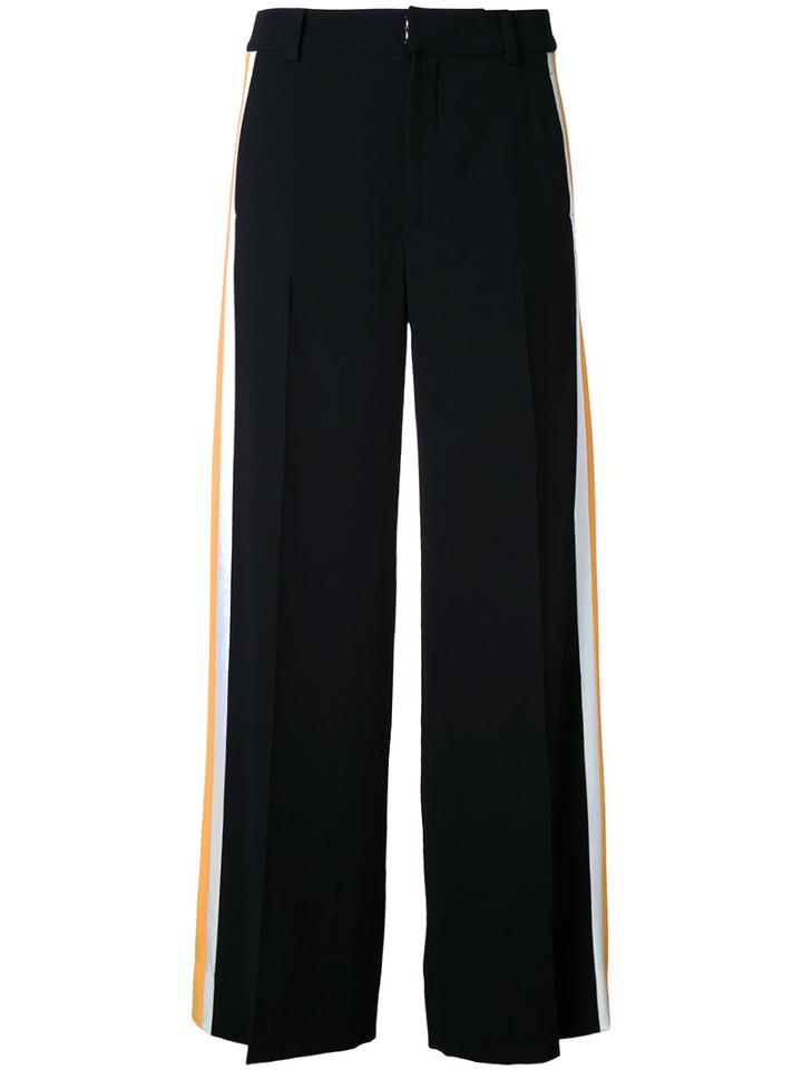 Le Ciel Bleu Truck Wide Pants, Women's, Size: 34, Black, Polyester/acetate