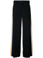 Le Ciel Bleu Truck Wide Pants, Women's, Size: 34, Black, Polyester/acetate