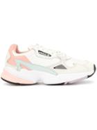 Adidas Pink Falcon Sneakers - White