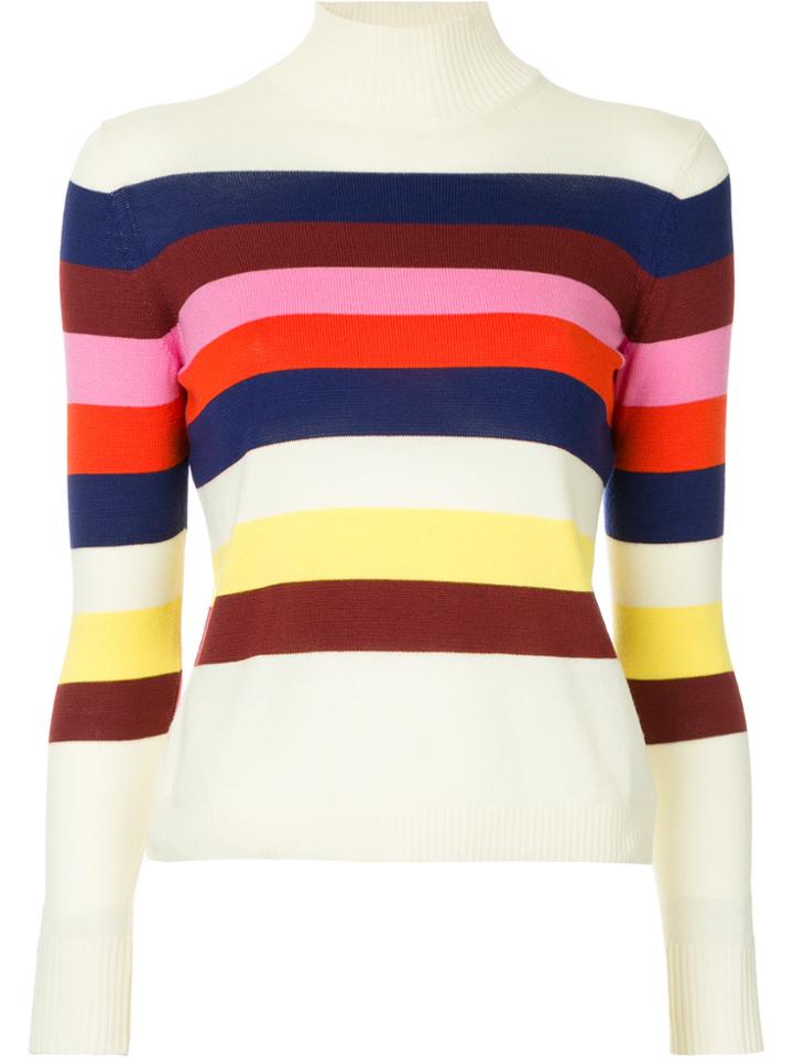 Delpozo Multi-coloured Stripe Sweater - Multicolour