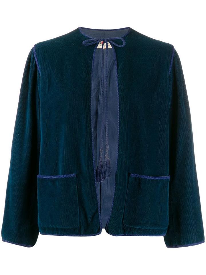 Yves Saint Laurent Pre-owned 1970's Tassel Detailing Open Jacket -